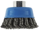 Bosch - komstaalborstel voor haakse en rechte slijpmachines - gegolfde draad, vermessingd, 75 mm 75 mm, 0,5 mm, 12500 o.p.m.