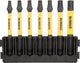 Imp dewalt accessoires bitset | houder + act torsion | 57 mm | t15 x1, t20 x2, t57 x2, t30 x1, t40 x1 - dt70825-qz