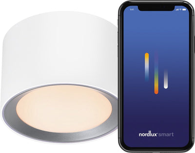 Nordlux landon-smart-2700 6500k-ip44-wit