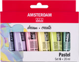 Amsterdam standard series acrylverf pastel set | 6 x 20 ml - afbeelding 1