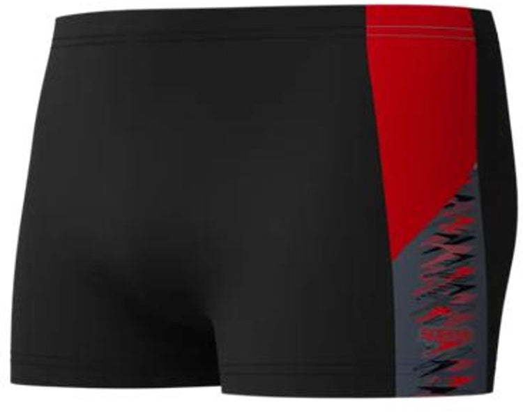Speedo dive aquashort heren sportzwembroek - zwart rood