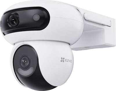 Ezviz h90 dual 2k+ beveiligingscamera buiten – 360° pan tilt – patrol mode - active defense human detection - google assistant alexa - ai-tracking - geen maandkosten