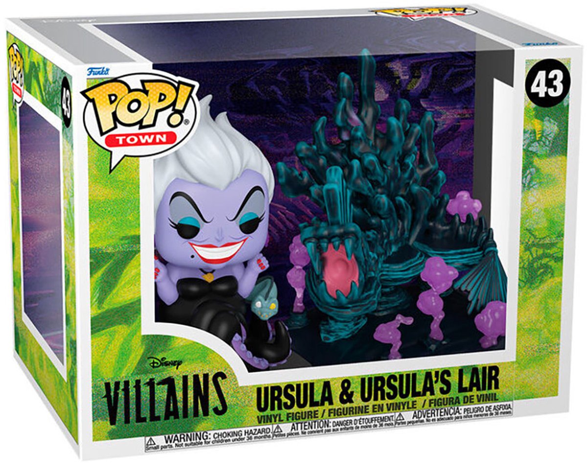 Funko disney villains pop! town vinyl figure ursula's lair #43
