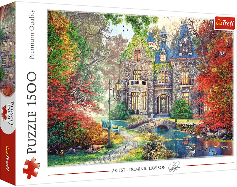 Trefl legpuzzel autumn mansion - 1500 stukjes puzzel volwassenen.