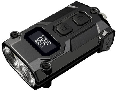 Nitecore tini3 sleutelhangerlamp oplaadbaar zwart