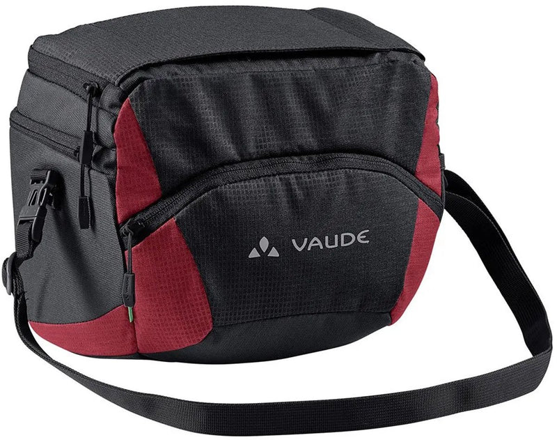 Vaude ontour box l (klickfix ready), black carmine, -