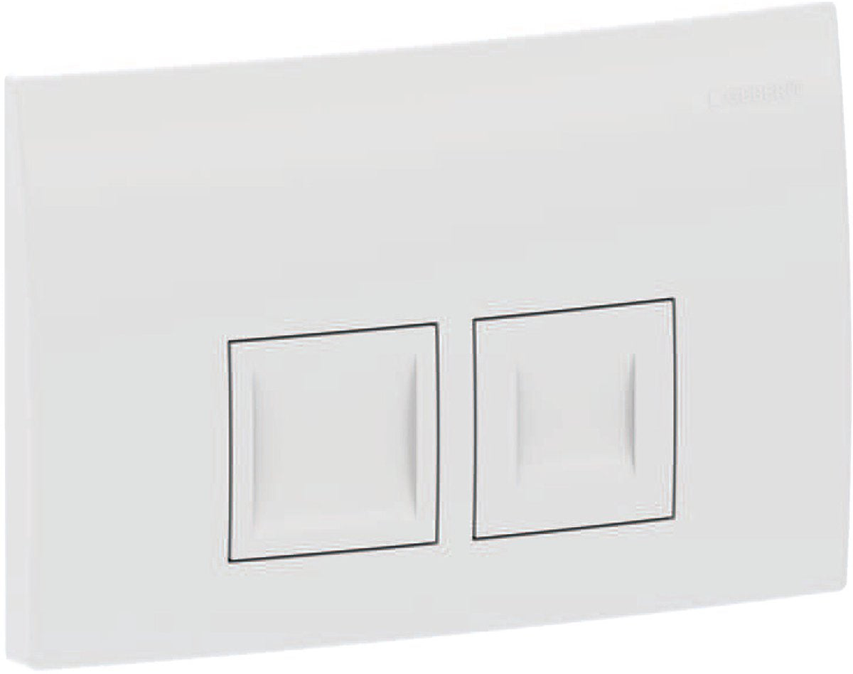 Geberit delta35 - bedieningsplaat, alpien wit 115.135.11.5