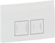 Geberit delta35 - bedieningsplaat, alpien wit 115.135.11.5