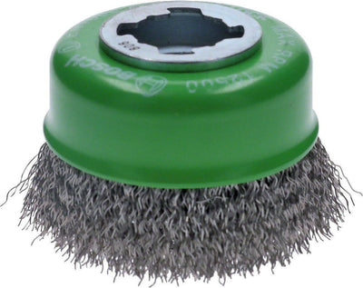 Bosch 2608620728 x-lock komstaalborstel met gegolfde draad - rvs - 0,3 x 75mm