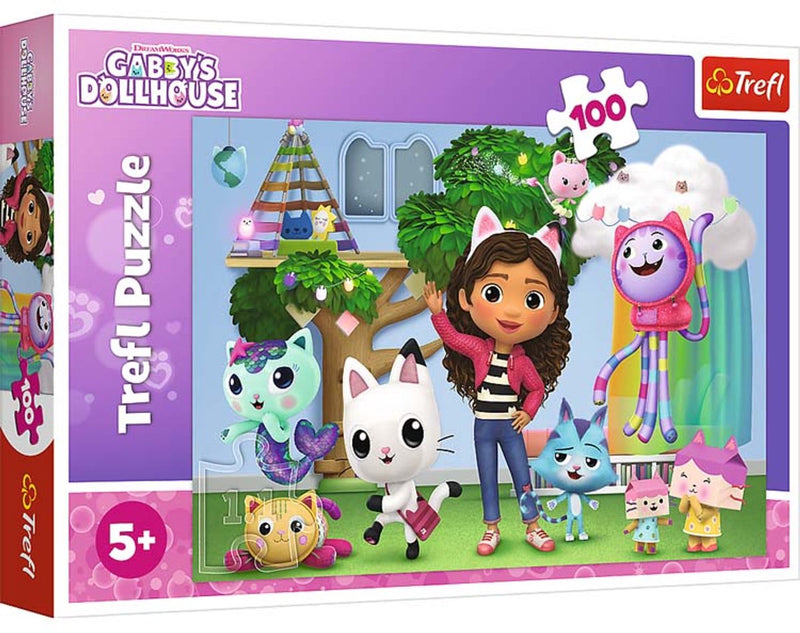 Trefl - puzzles - 100 - gabby's dollhouse universal gabby's dollhouse