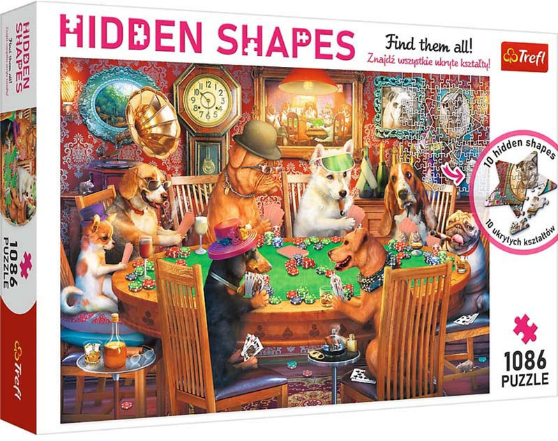 Trefl - puzzels - 1000 verborgen vormen - spelavond