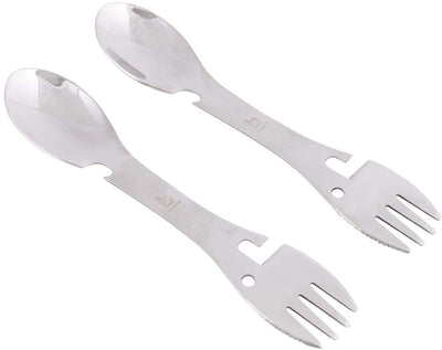 Bo-camp - spork - rvs - 2 stuks