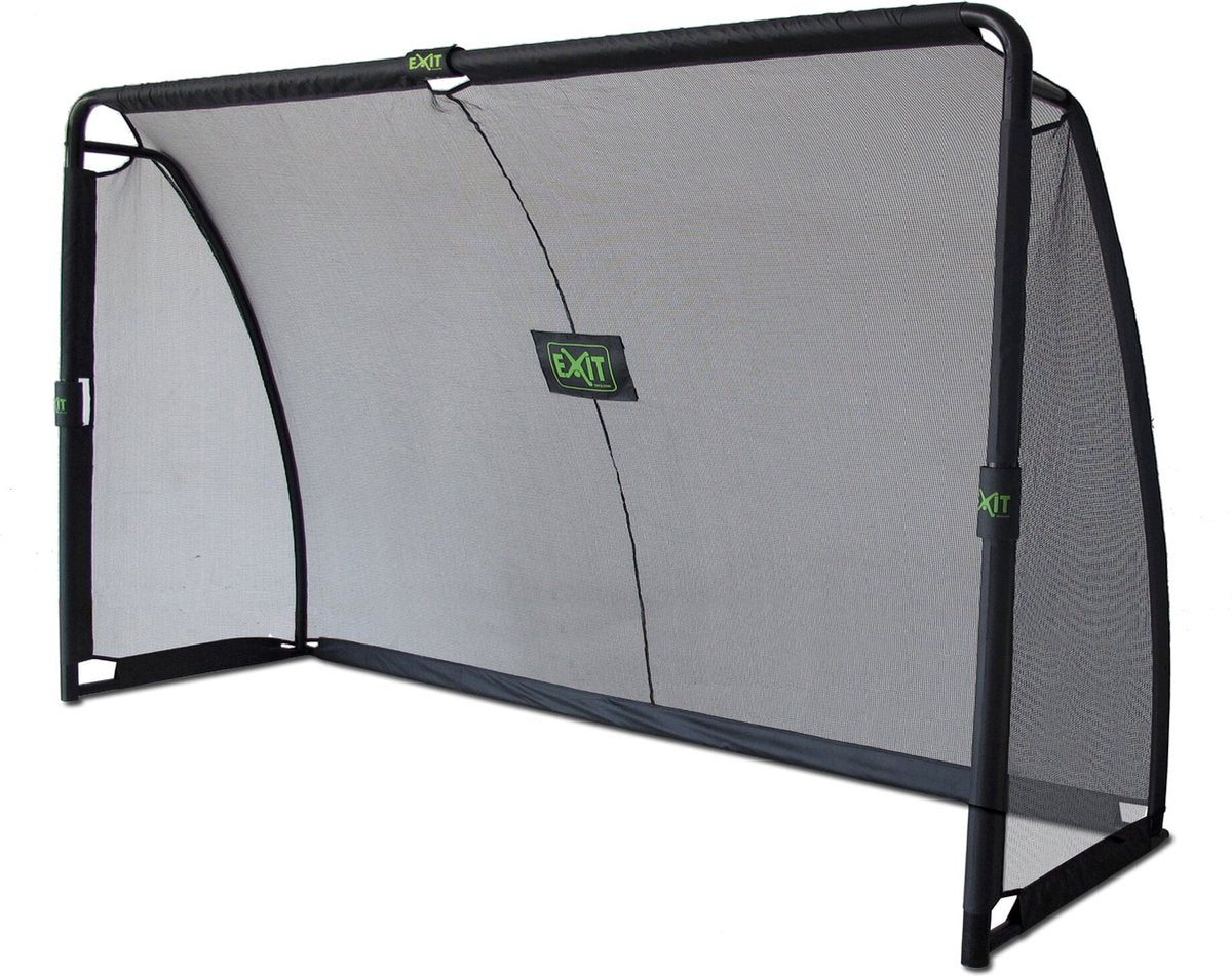 Exit toys exit finta stalen voetbaldoel 300x200cm - voetbal goal - voor kinderen - tuin - zwart