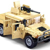Sluban modelbricks gevechts terreinwagen bouwspeelgoed kinderen vanaf 6 jaar - constructiespeelgoed modelbouw - bouwdoos met 265 bouwstenen - m38-b0837
