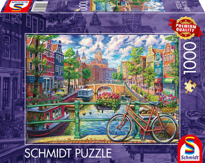 Schmidt puzzel - amsterdamse grachtenpracht - 1000st.