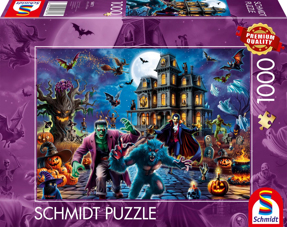 Schmidt - legpuzzel - halloween - nacht - 1000 stukjes - volwassenen - vanaf 12 jaar