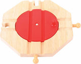 Bigjigs houten rails - 4-richting draaiplateau - afbeelding 1