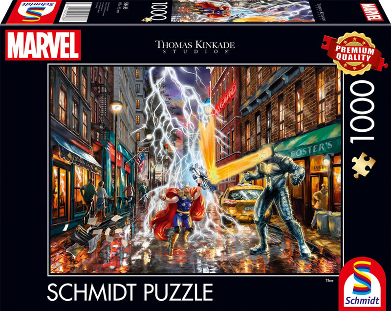 Schmidt - legpuzzel - marvel - thor - thomas kinkade studios - 1000 stukjes - volwassenen - vanaf 12 jaar