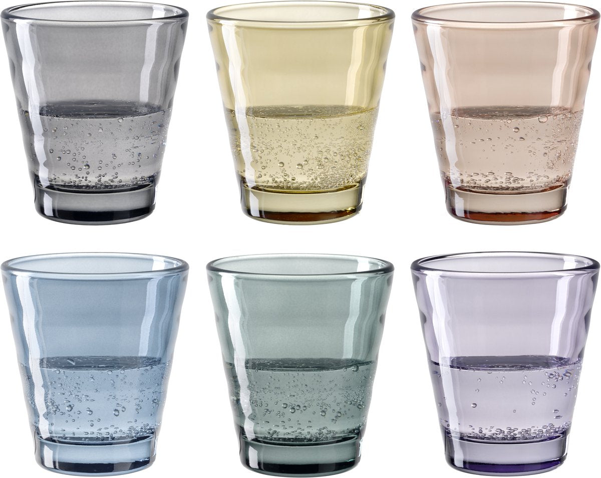 Leonardo verso sapglazen 210ml assorti - set 6