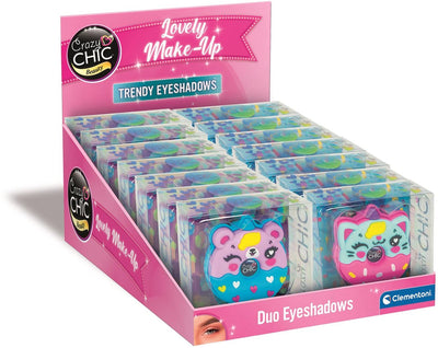 Clementoni - crazy chic - oogschaduw - 2 kleuren - animal donuts - vanaf 6 jaar