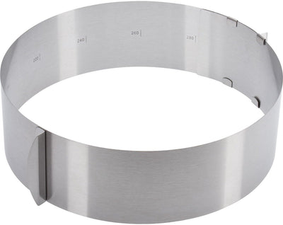 Westmark taartring, extra hoog, ø 16-30 cm variabel, roestvrij staal, zilver, 31312260