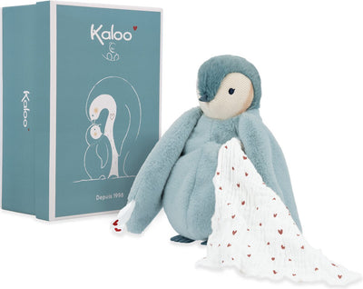 Kaloo - groene pinguïn knuffel met geurdoekje