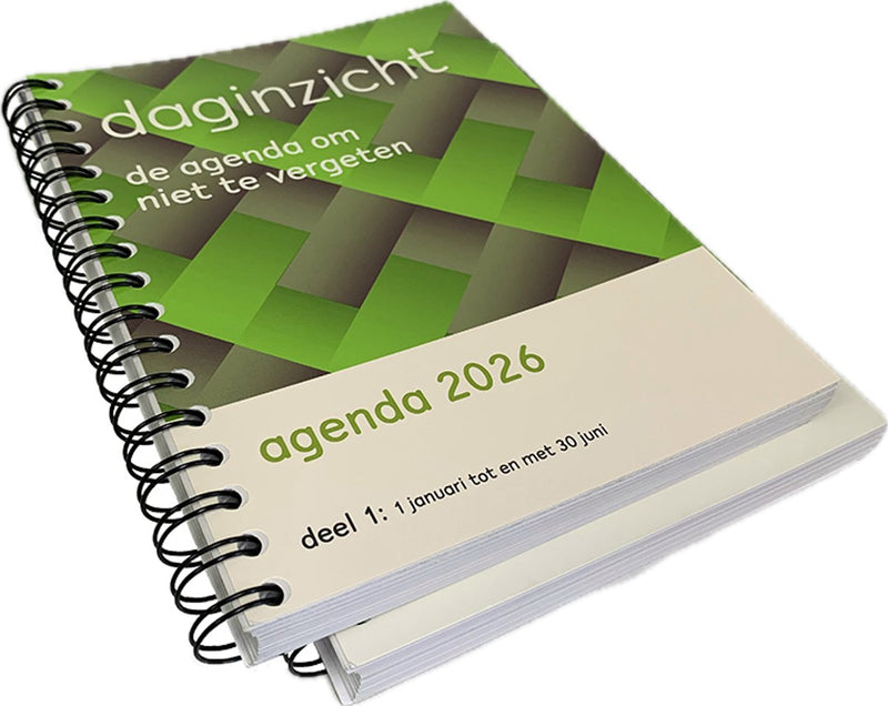 Daginzicht agenda 2026 - de agenda om niet te vergeten