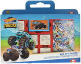 Multiprint hot wheels kleurset met stempels, 41dlg. - afbeelding 1