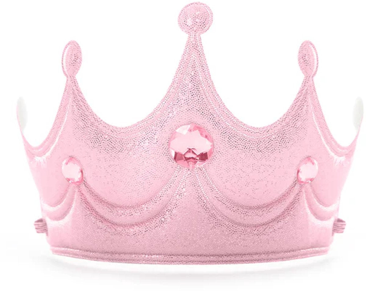 Little adventures - roze prinsessenkroon – zachte kinderkroon