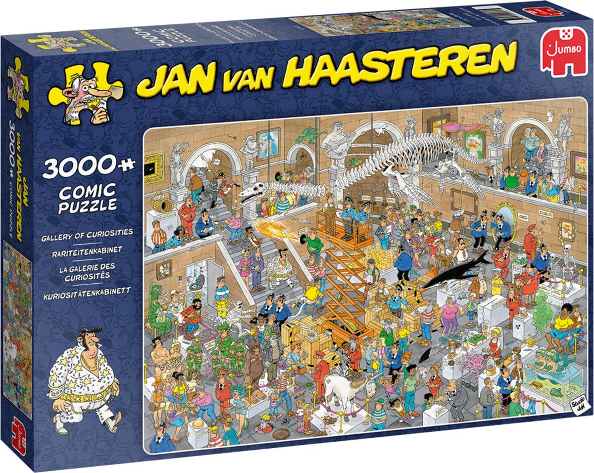 Jan van haasteren - rariteitenkabinet - 3000 stukjes puzzel