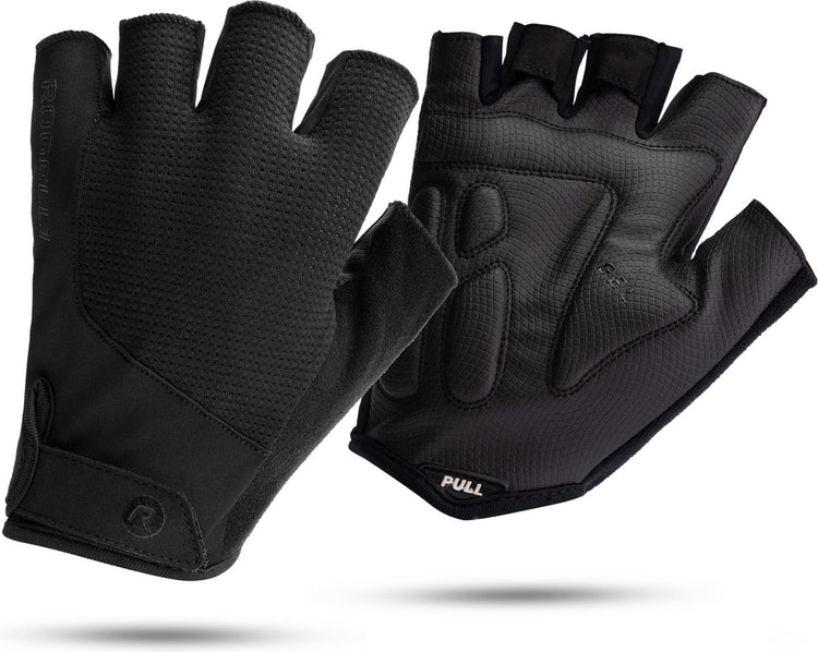 Rogelli essential heren fietshandschoenen - zomer - korte vinger - zwart