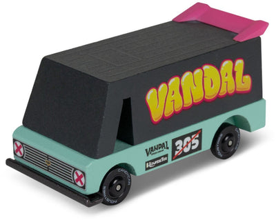 Candylab toys candylab - candycar toons - vandal van seafoam - houten voertuig - 3+