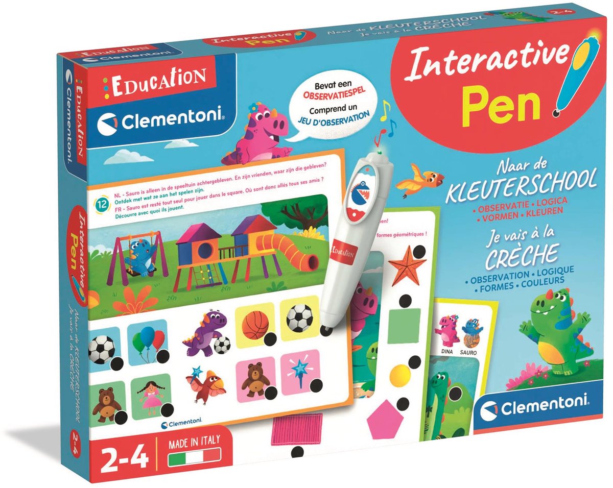 Clementoni education - interactieve pen naar de kleuterschool