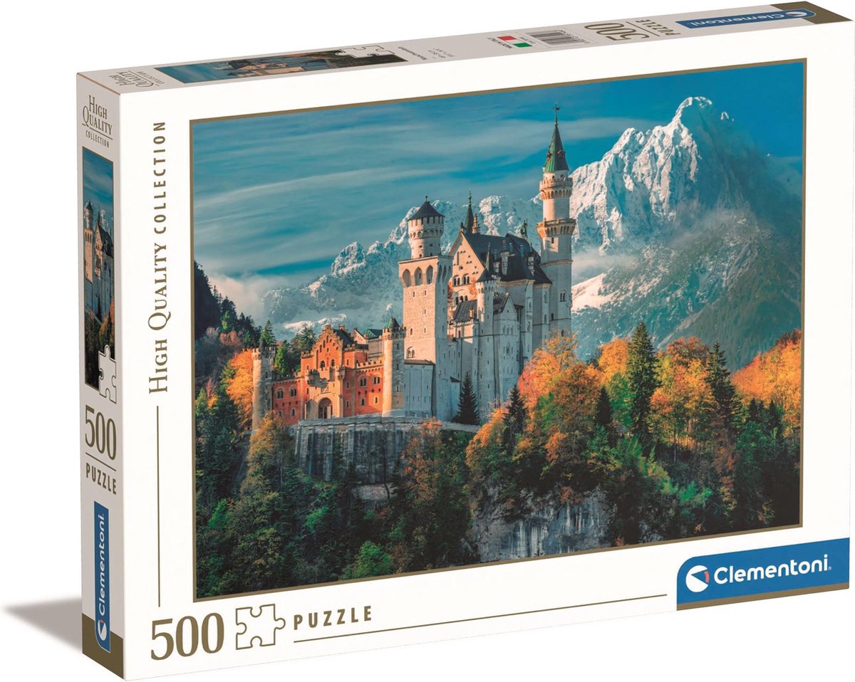 Clementoni legpuzzel slot neuschwanstein, 500st.