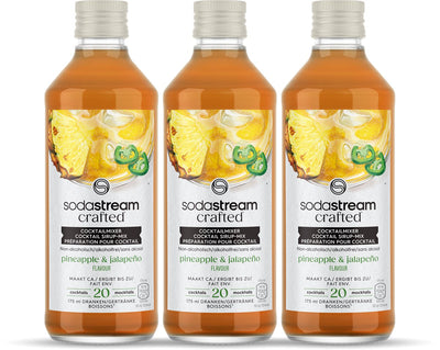 Sodastream crafted mixers pineapple jalapeno siroop - 3 pack
