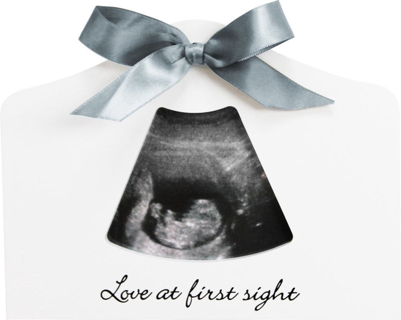 Happy hands - sonogram echo frame - fotolijst - echofoto - wit