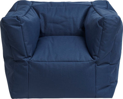Jollein - kinderfauteuil (jeans blue) - kinder zitzak - 1 t m 4 jaar - 46x110cm