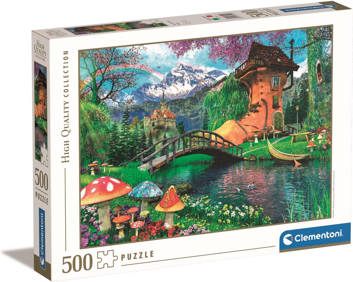 Clementoni legpuzzel the old shoe house, 500st.
