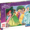 Clementoni legpuzzel super color disney princess, 180st.