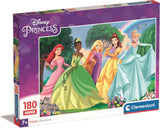 Clementoni legpuzzel super color disney princess, 180st. - afbeelding 1