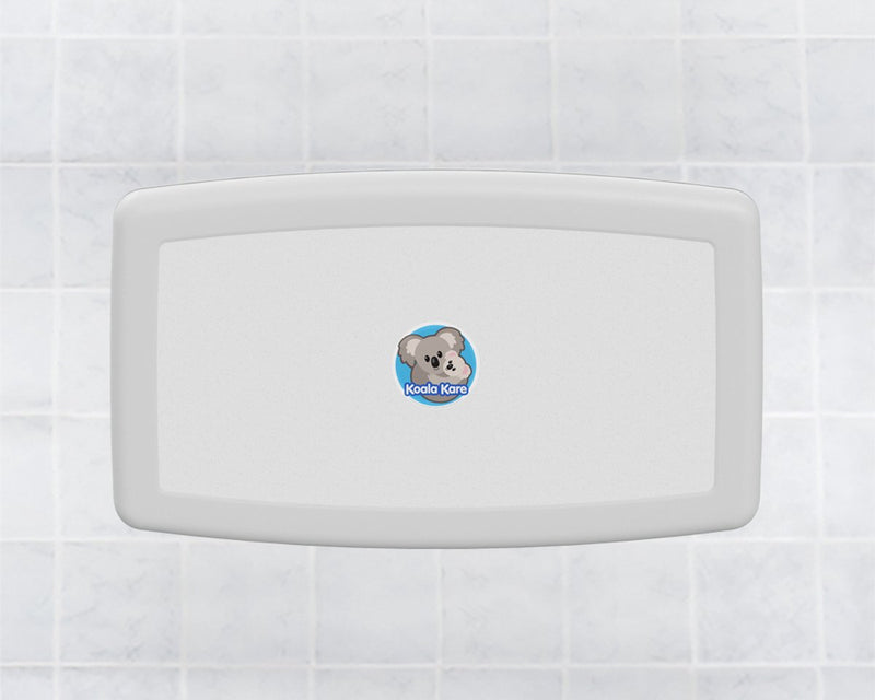 Koala kare - wandcommode opklapbaar - babyverschoontafel - horizontaal - kb300-en-05 - wit - graniet