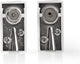 Nedis iec (coax) connector - gehoekt - female male - vernikkeld - 75 ohm - schroef - diameter kabelinvoer: 7.0 mm - metaal polyvinylchloride (pvc) - wit - 2 stuks - doos