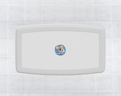 Koala kare - wandcommode opklapbaar - babyverschoontafel - horizontaal - kb300-en-05 - wit - graniet