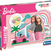 Clementoni legpuzzel super color - barbie roze auto, 104st.