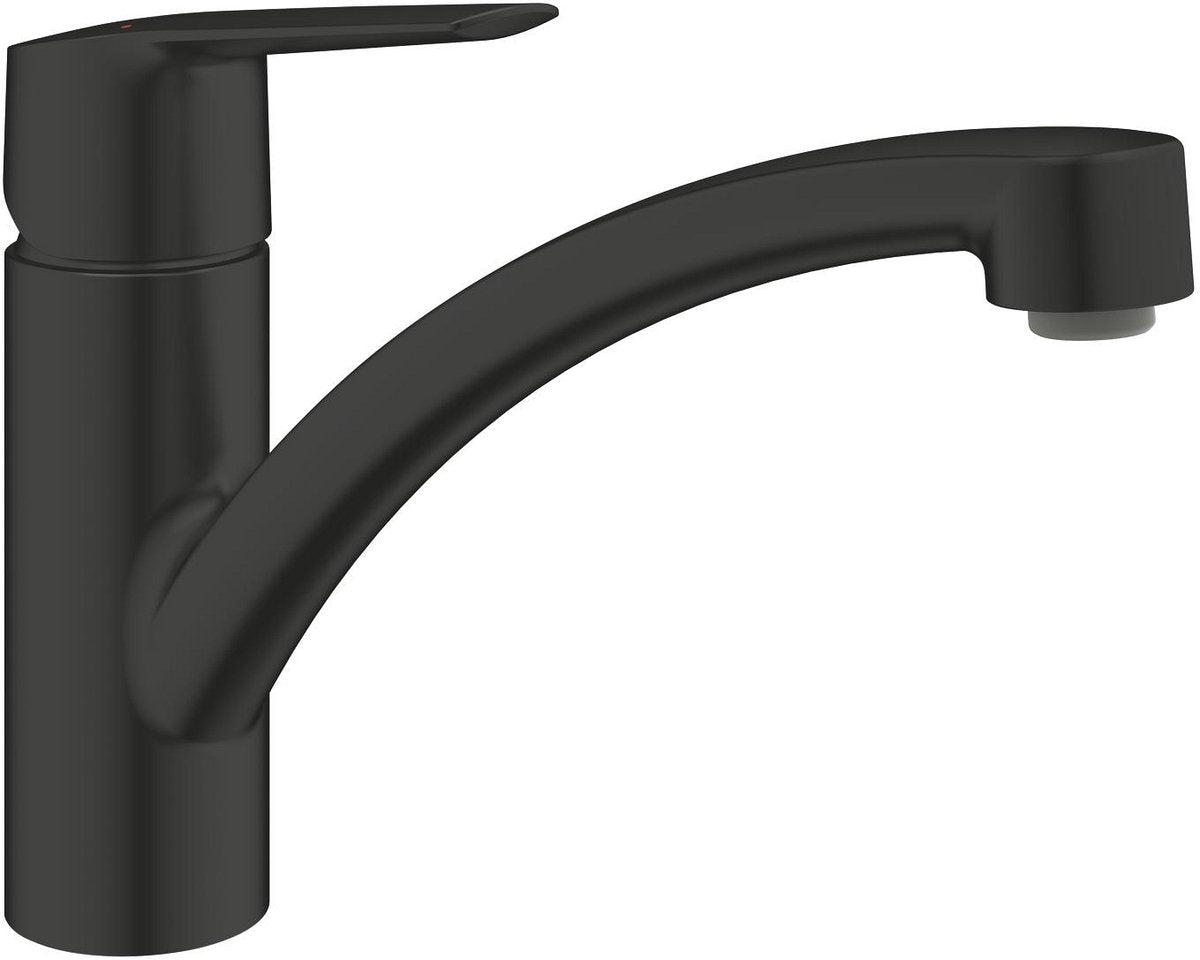 Grohe start keukenkraan - lage uitloop - mat zwart