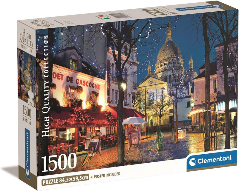 Clementoni - puzzel - 1500 stukjes - paris montmartre - puzzel voor volwassenen
