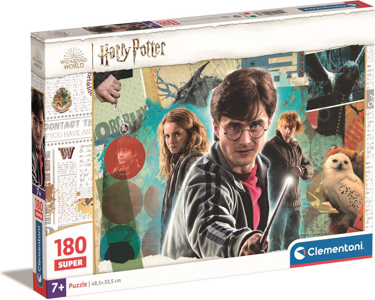Clementoni - kinderpuzzel - 180 stukjes - harry potter - puzzel vanaf 7 jaar