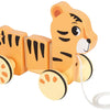 Small foot - houten trekdier tijger safari fsc