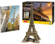 Cubic fun national geographic 3d puzzel eiffeltoren - 80 stukjes - 70,9 cm hoog