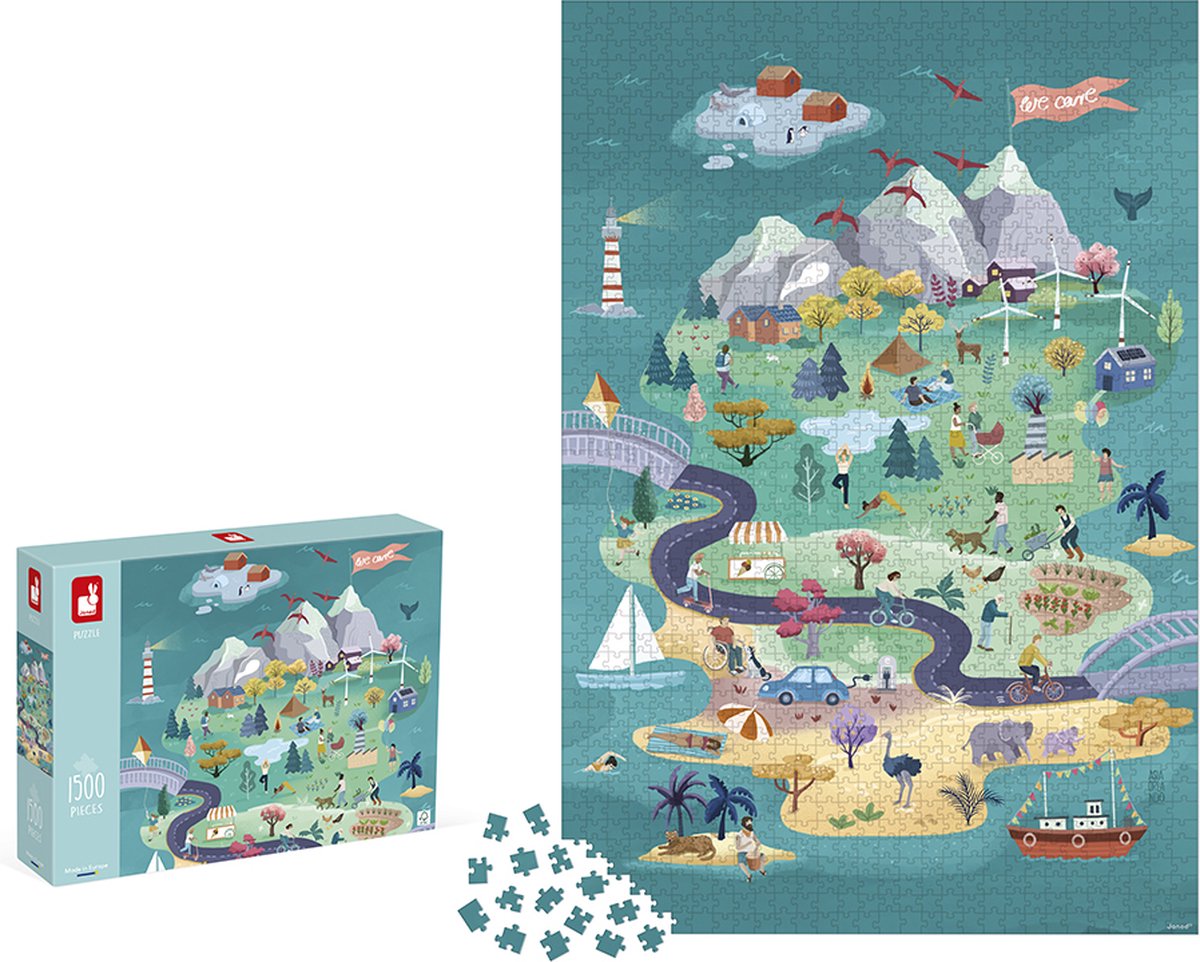 Janod - kidult puzzel - de ontsnapping - 1500 stukjes